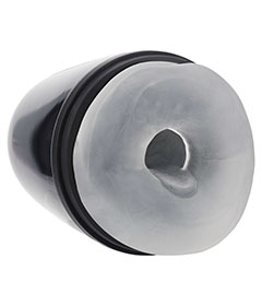 PUMPED Vibrobator Negative Pressure Suction - Gun Metal