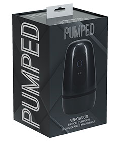 PUMPED Vibrobator Negative Pressure Suction - Gun Metal