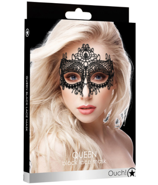 Queen Black Lace Mask