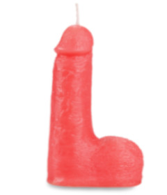 5inch Low Temperature Sex Candle Red