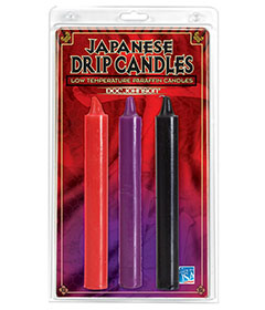 Japanese Drip Candles - Dark Multi Coloured