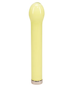 Loveline Celestia Bulb Tip Glass Vibrator - Yellow
