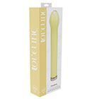 Loveline Celestia Bulb Tip Glass Vibrator - Yellow