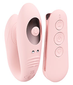 Loveline Charme Dual Motor Vibe - Pink
