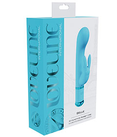 Loveline - Belle - 10 function Rabbit Vibe - Blue
