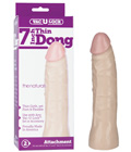Ultra Harness Vac-U-Lock Attachment - Natural Thin Dong 7in