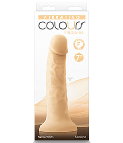 Colours Pleasures 7in Vibe Dildo White