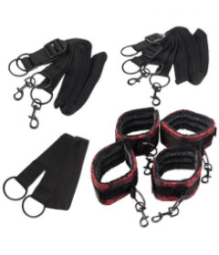 Scandal Bed Restraints - Red