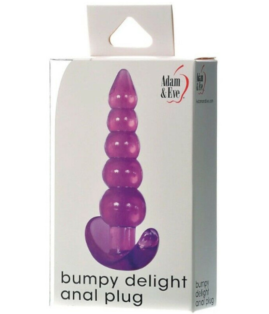 A&E Bumpy Delight Anal Plug - Purple