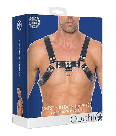 Chest Bulldog Harness - L XL Blue