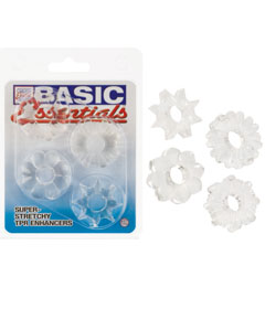 Basic Essentials Super Stretchy Enhancers - Clear