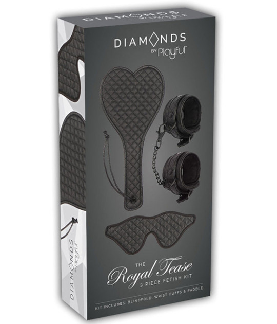 Diamonds Royal Tease 3pc Fetish Kit