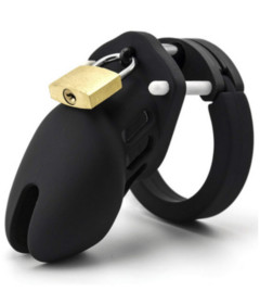 CAGE009BLK Black Silicone Cock Cage