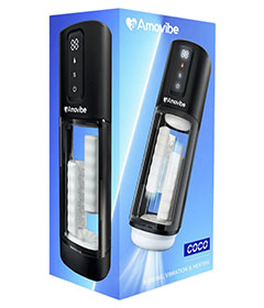Amovibe - Coco Rubbing Vibrating & Heating Stroker 