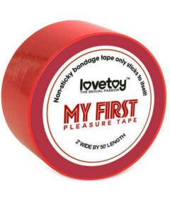 My First Non Sticky Bondage Tape Red