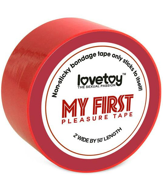 My First Non Sticky Bondage Tape Red