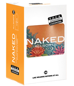 Four Seasons Naked All Sorts Condoms 20pk