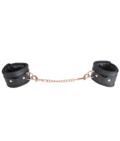 Leather Cuffs with Rose Gold Hardware