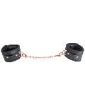 Leather Cuffs with Rose Gold Hardware