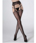 LIN40121 Thigh Hi with Garter Stockings