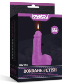 5inch Low Temperature Sex Candle Purple