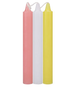 Japanese Drip Candles - Light Multi Coloured