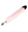 FOX003BP Foxtail Black  Pink