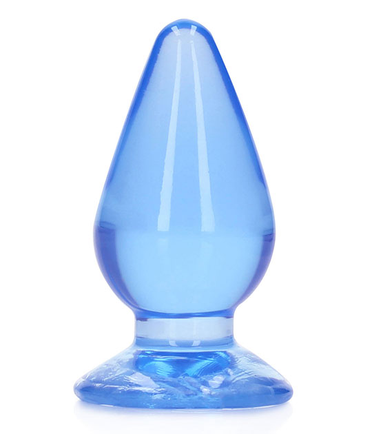 Realrock 5.5in Blue Crystal Plug