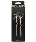 Bound  Nipple Clamps D3  Rose Gold