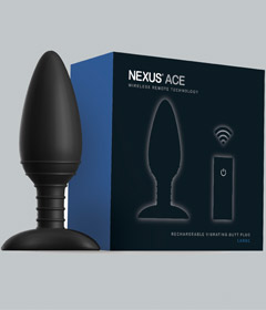 Nexus Ace Butt Plug Black Large