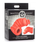 Master Series-Red Chamber Chastity Cage