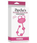10.5in Silicone Frog Anal Beads - Pink
