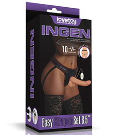 Ingen Vibrating 8.5Inch Strap-On Balls