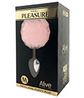 Alive  Metal Fluffy Plug Pink M