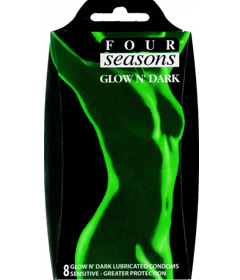 Four Seasons Glow in the Dark Condoms 8pk