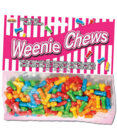 Weenie Chews Penis Shaped Chewing Gum