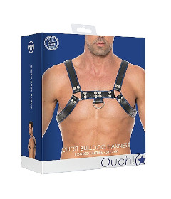 Chest Bulldog Harness - S M Blue