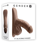 Gender X 4 Inch Silicone Packer Dark