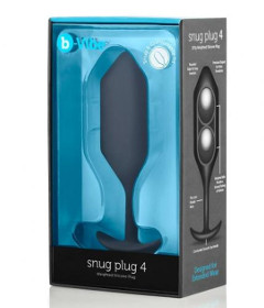 b-vibe Snug Plug 4 Black 