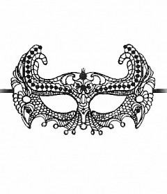 Empress Black Lace Mask