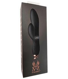 O-Rabbit Rechargeable Rabbit Vibrator - Black