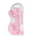 Realrock Crystal Clear 8Inch Pink