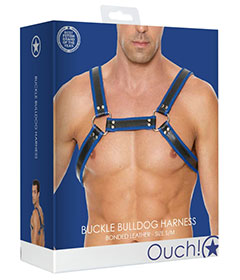 Buckle Bulldog Harness S M Blue