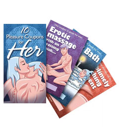 Pleasure Coupons For Her 10pk