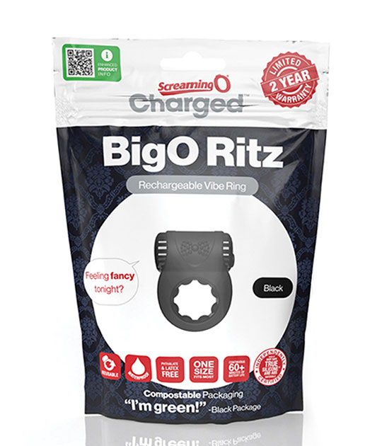 SO BigO Ritz Recharge Vibe Ring Blk