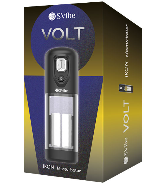 Svibe Ikon Volt Masturbator Transparent Black