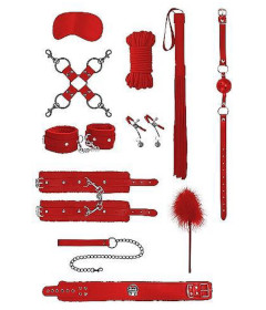 OUCH Intermediate Bondage Kit Red