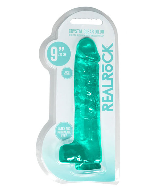 Realrock Crystal Clear 9 Inch Turquoise