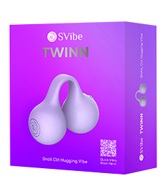 SVibe Snail Twinn Finger Vibrator - Lilac App Enabled
