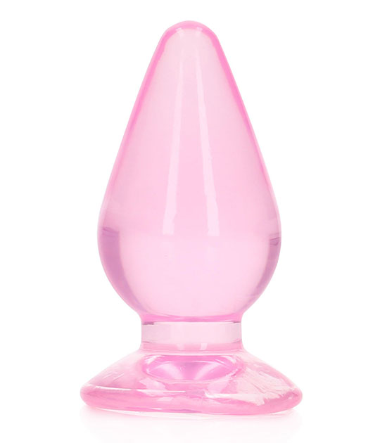 Realrock 4.5in Pink Crystal Plug